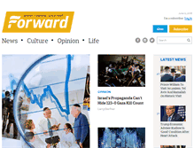 Tablet Screenshot of forward.com