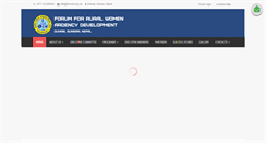 Desktop Screenshot of forward.org.np