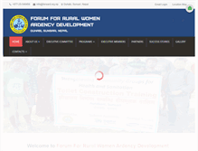 Tablet Screenshot of forward.org.np